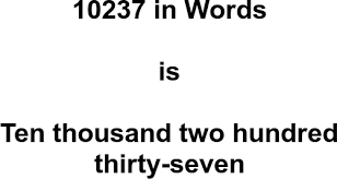 10237 in Words – How to Spell 10237 | numbersinwords.net