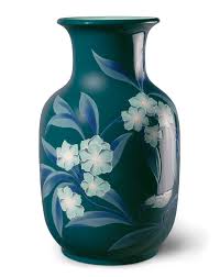 Bell Flower Vase. Green - Lladro-Europe