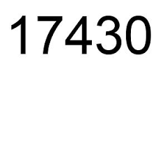 17430 number, meaning and properties - Number.academy