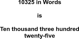 10325 in Words – How to Spell 10325 | numbersinwords.net