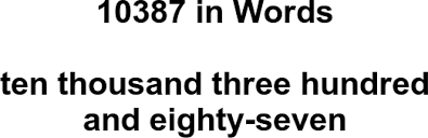 10387 in Words – How to Spell 10387 | numbersinwords.net