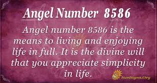 Angel Number 8586 Meaning: Appreciating Simplicity | SunSigns.Org