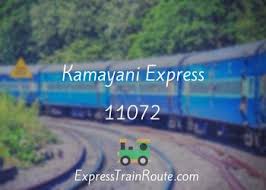 Kamayani Express - 11072 Route, Schedule, Status & TimeTable