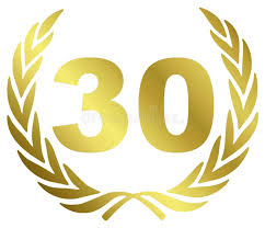 30 Anniversary stock illustration. Illustration of anniversary - 8592795