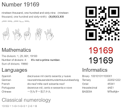 19169 number, meaning and properties - Number.academy