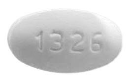 1326 Pill White Oval - Pill Identifier