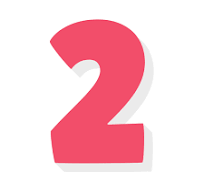 Number 2 - Free shapes and symbols icons