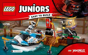 LEGO 10755 Zane's Ninja Boat Pursuit Instructions, Junior